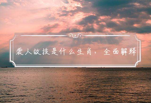 袭人故技是什么生肖，全面解释落实