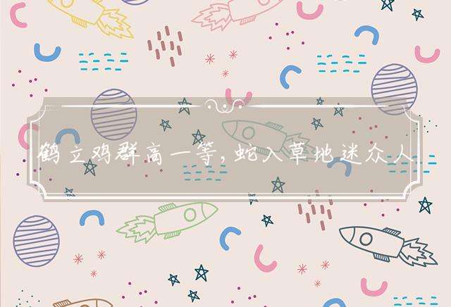 鹤立鸡群高一等,蛇入草地迷众人指代表最佳什么生肖,谜团精选解释！