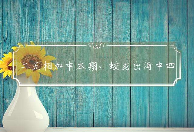 二五相加中本期，蛟龙出海中四二指什么生肖最新释义解释落实！